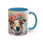 Jack Russell 04 Accent Coffee Mug - Dog Lover Gift