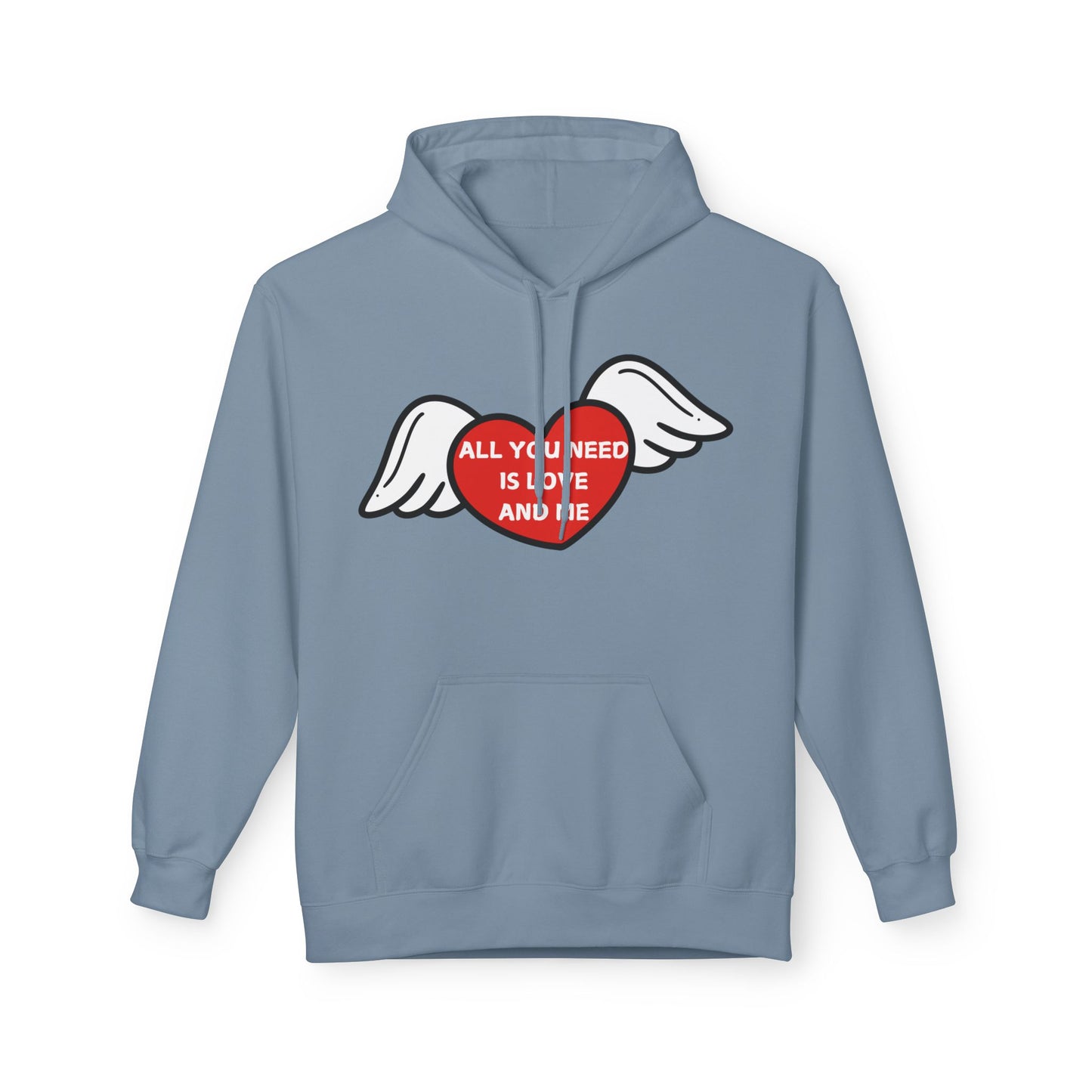 All You Need Is Love and Me Mens Valentines Hoodie