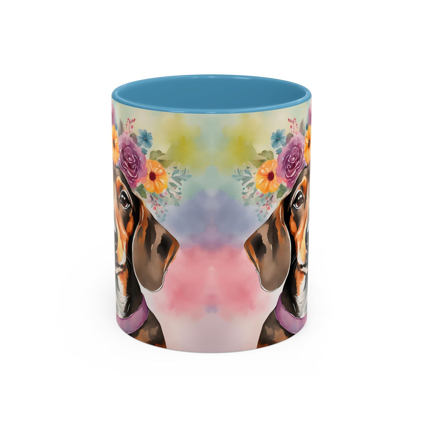 Dachshund 03 Accent Coffee Mug - Dog Lover Gift