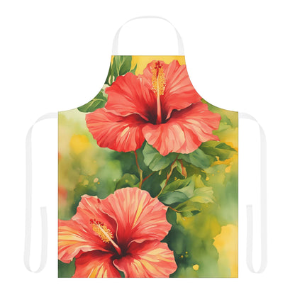 Hibiscus 01 Apron 5-Color Straps
