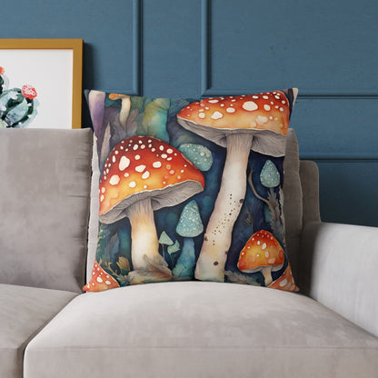 Toadstool 02 Poly Pillow - Natures Beauty Design