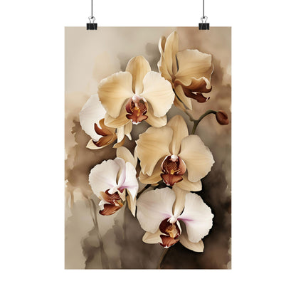 Orchids 07 Matte Vertical Poster