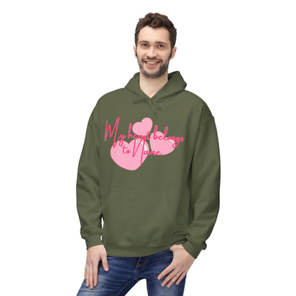 (Personalizable) My Heart Belongs To NAME Unisex Valentines Hoodie