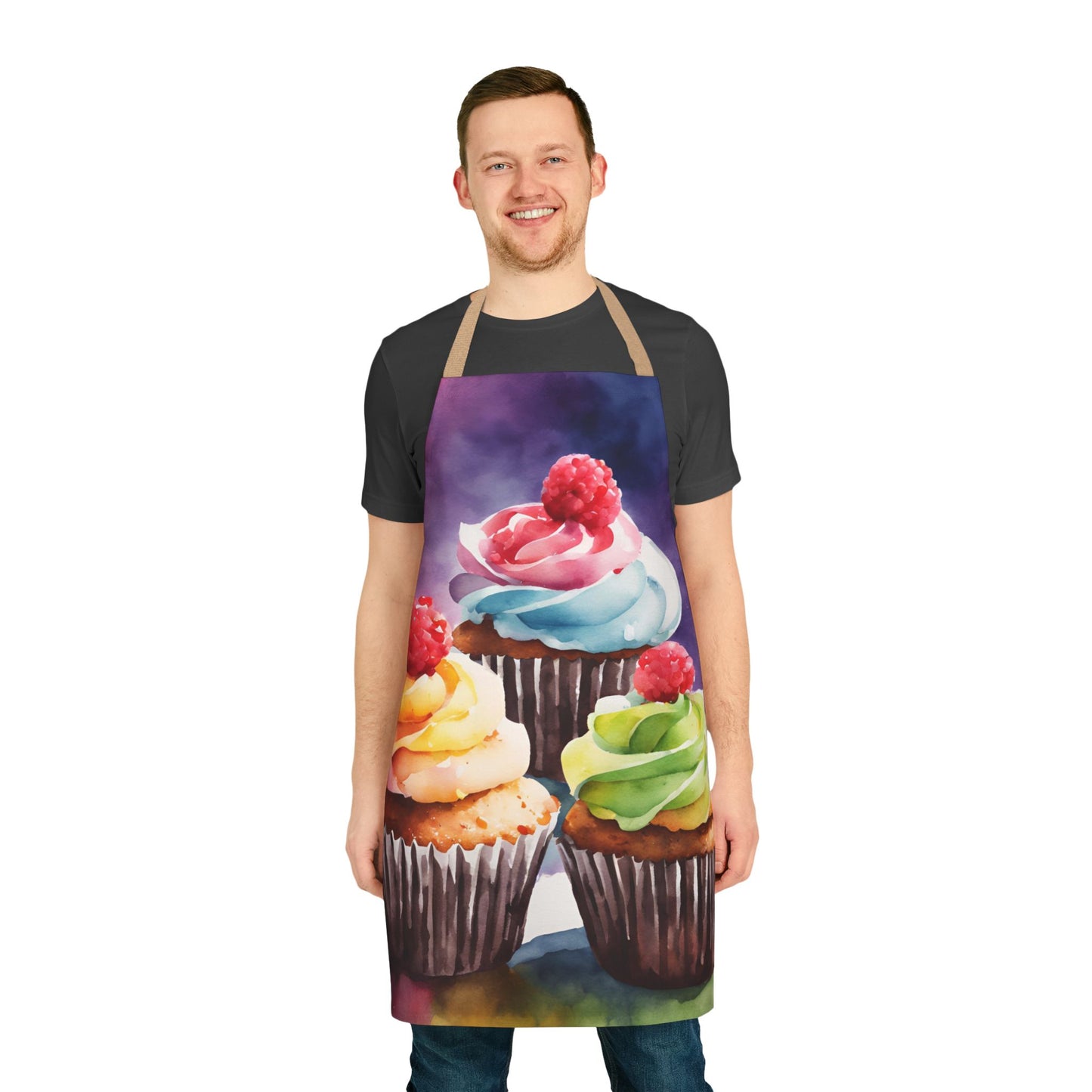 Cupcake 03 Baking Lovers 5-Color Straps Kitchen Wear