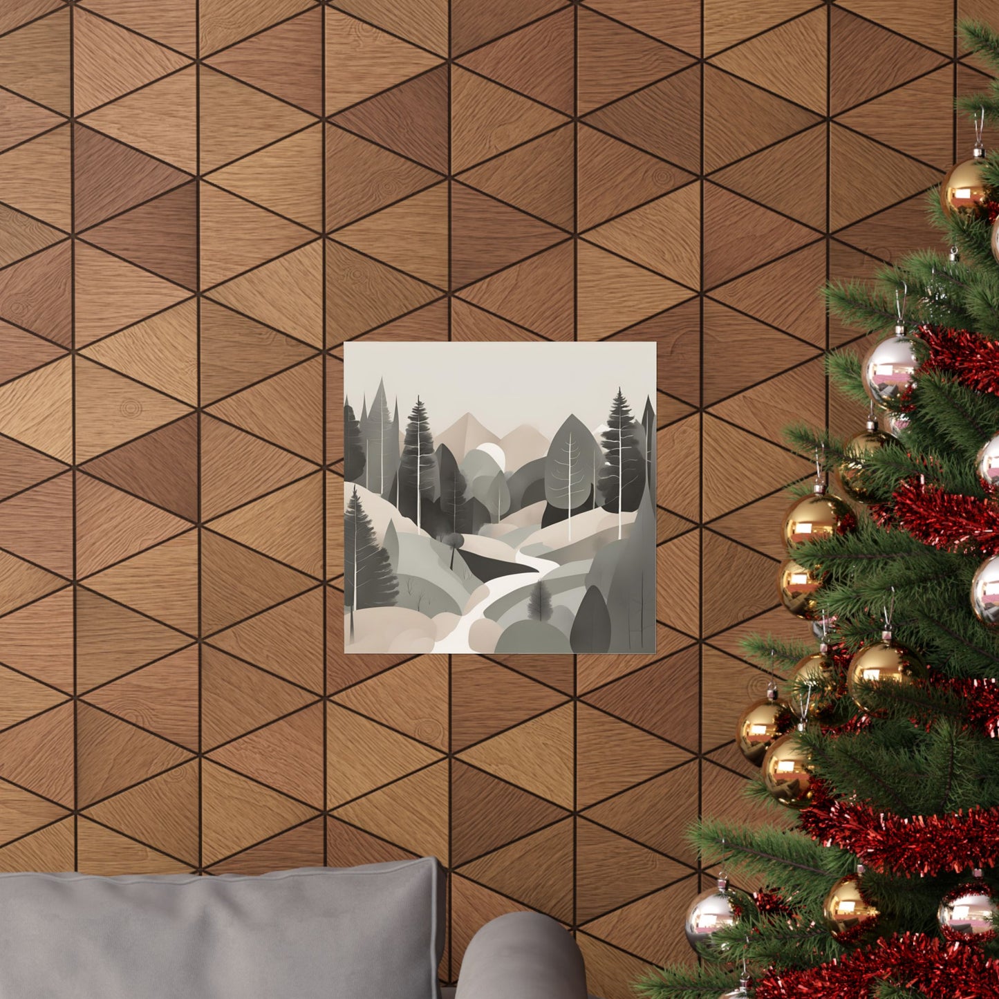 Lonely Forest 2 Matte Square Posters