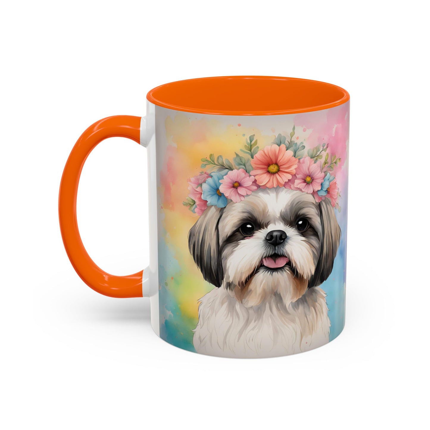 Shih Tzu 03 Accent Coffee Mug - Dog Lover Gift