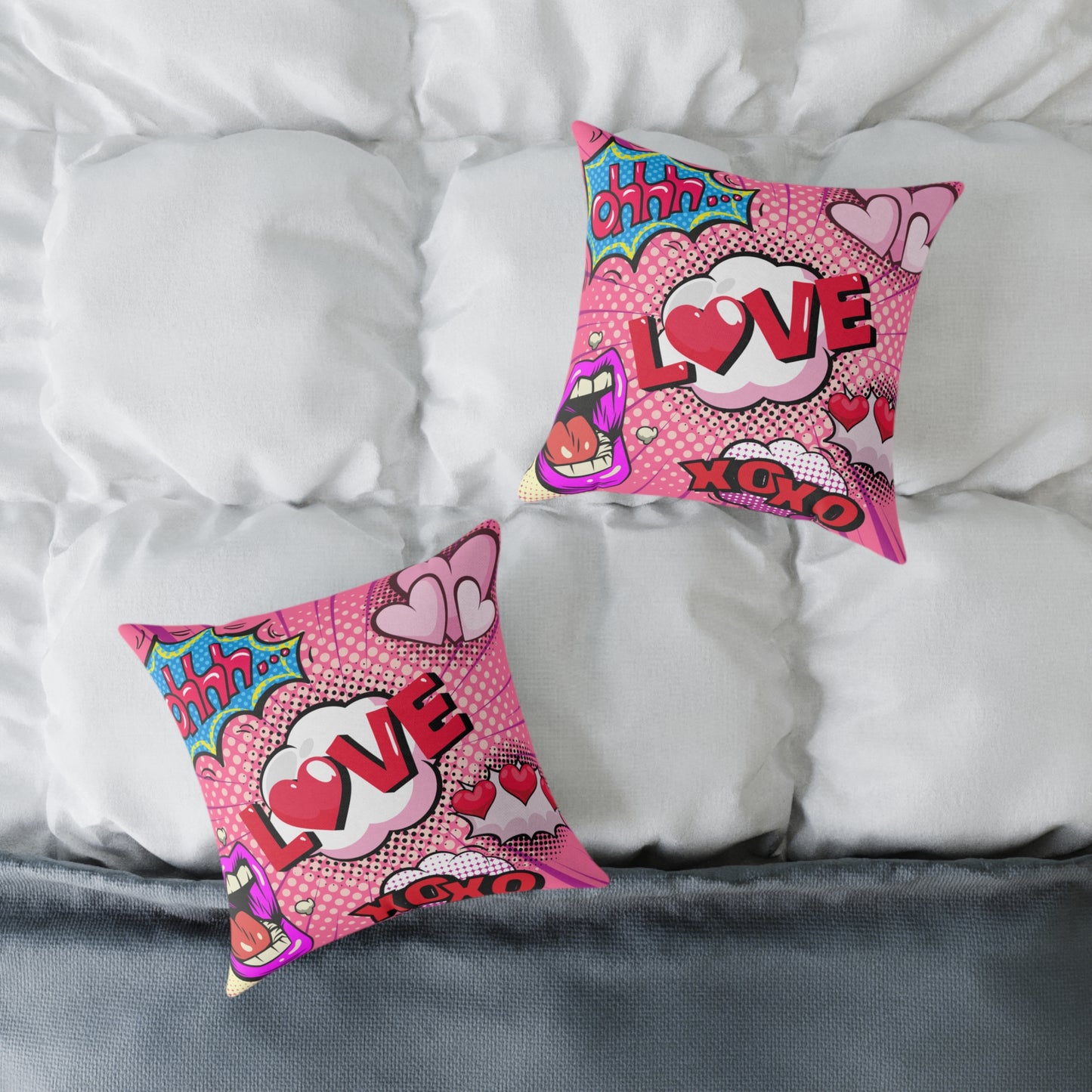 Ohhh! Pop Art Poly Pillow