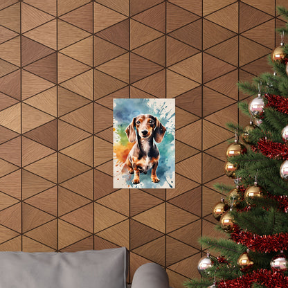 Dogs Dachshund 08 Matte Vertical Poster