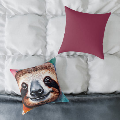 Sloth 03 Poly Pillow - Natures Beauty Design