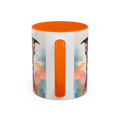 Staffordshire Bull Terrier 03 Accent Coffee Mug - Dog Lover Gift