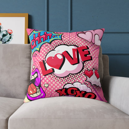 Ohhh! Pop Art Poly Pillow