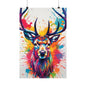 Multicolored Stag 2 Matte Vertical Poster