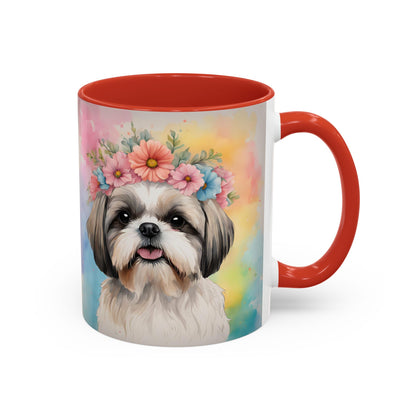 Shih Tzu 03 Accent Coffee Mug - Dog Lover Gift