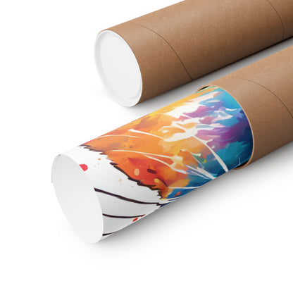 Multicolored Pussycat 3 Matte Vertical Poster