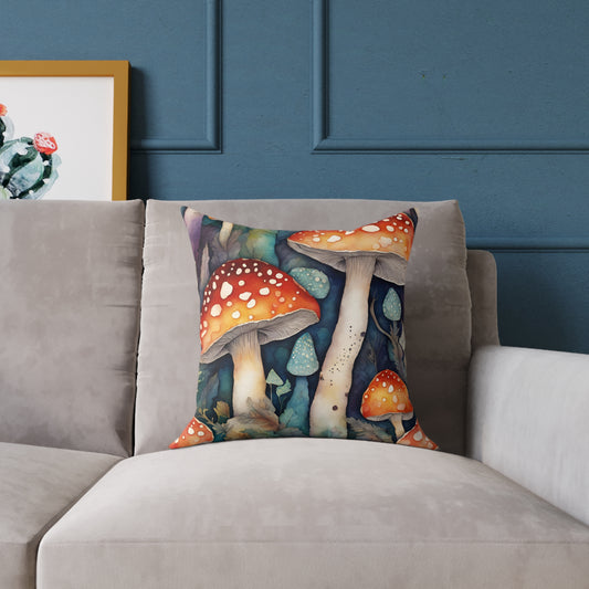 Toadstool 02 Poly Pillow - Natures Beauty Design
