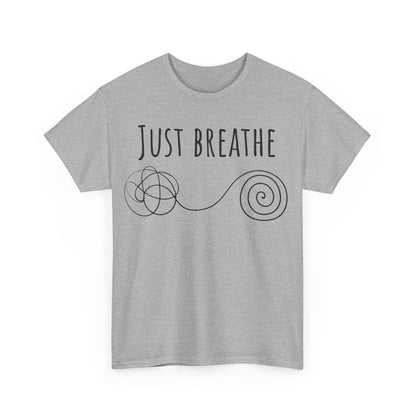 Just breathe Unisex Heavy Cotton Tee
