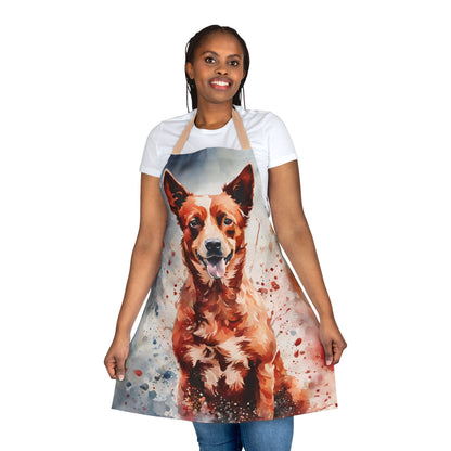 Australian Red Heeler Adult Apron (AOP)