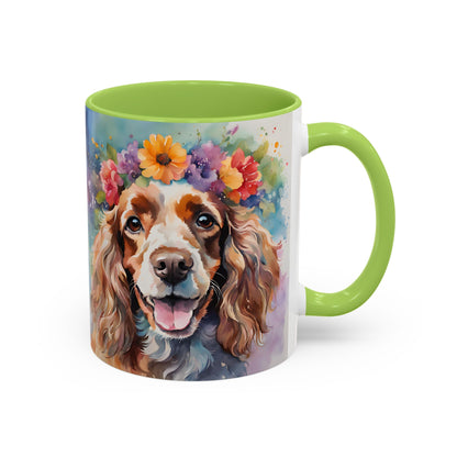 Cocker Spaniel 01 Accent Coffee Mug - Dog Lover Gift