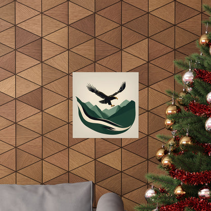 Lone Collection Eagle 16 Matte Square Posters