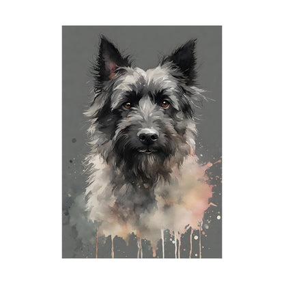 Dogs Gorgeous Scruff 01 Matte Vertical Poster