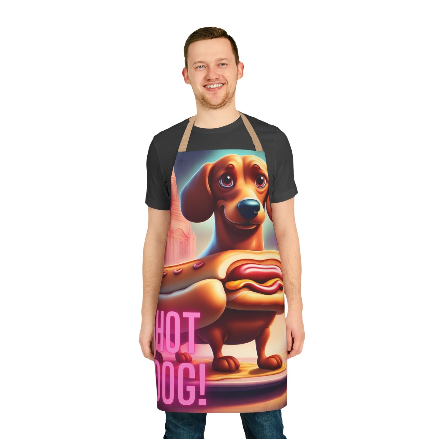 Hot Dog 2 Apron, 5 Color Straps (AOP)