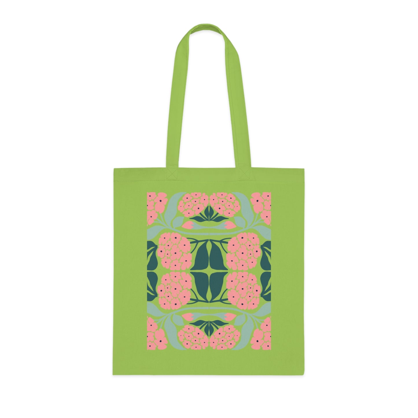 Abstract flowers 01 Cotton Tote
