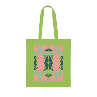 Abstract flowers 01 Cotton Tote