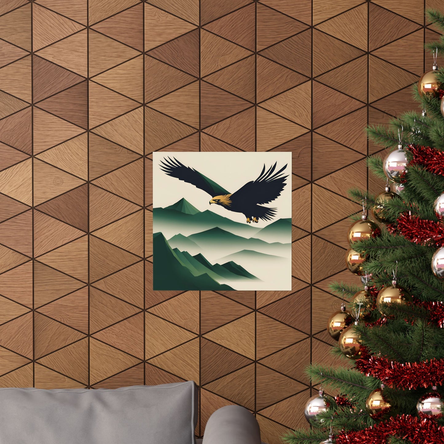 Lone Collection Eagle 10 Matte Square Posters