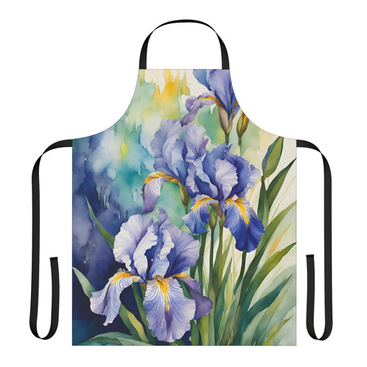 Irises 01 Apron 5-Color Straps