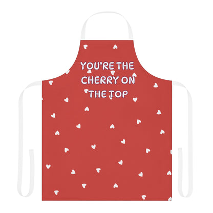 You’re The Cherry On The Top Valentines Apron, 5-Color Straps