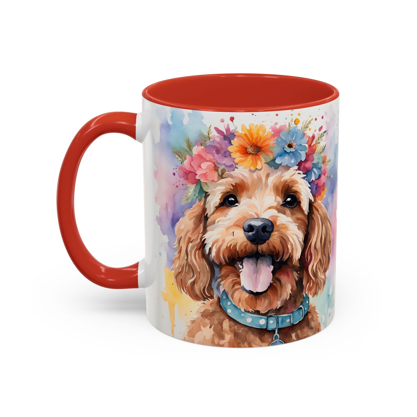 Cockapoo 02 Accent Coffee Mug - Dog Lover Gift
