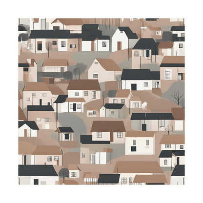 On The Hillside Nude 1 Matte Square Posters
