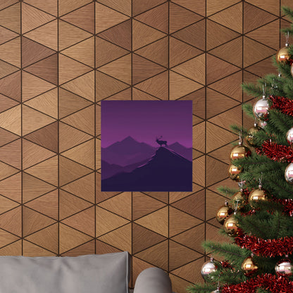 Lone Collection Stag 5 Matte Square Posters