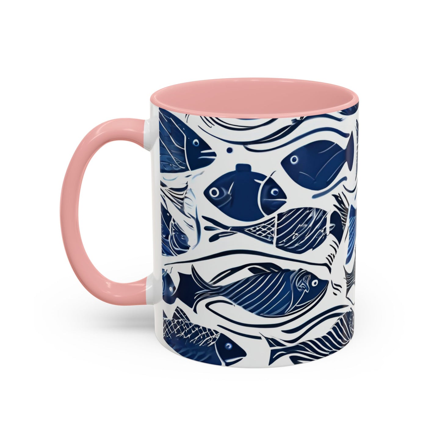 Fish 11 Accent Coffee Mug (11oz)