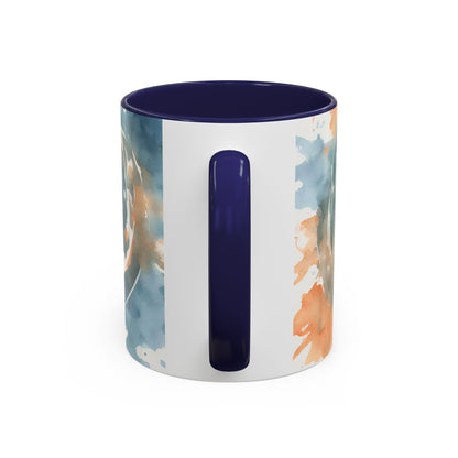 Koi Carp 01 Accent Coffee Mug (11oz)