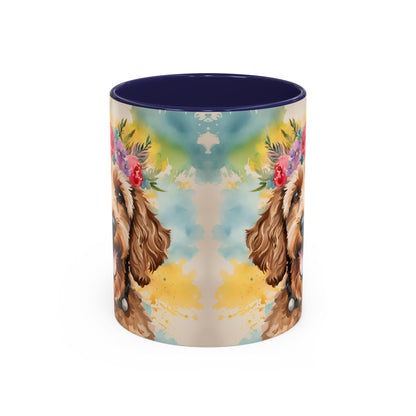Cockapoo 04 Accent Coffee Mug - Dog Lover Gift