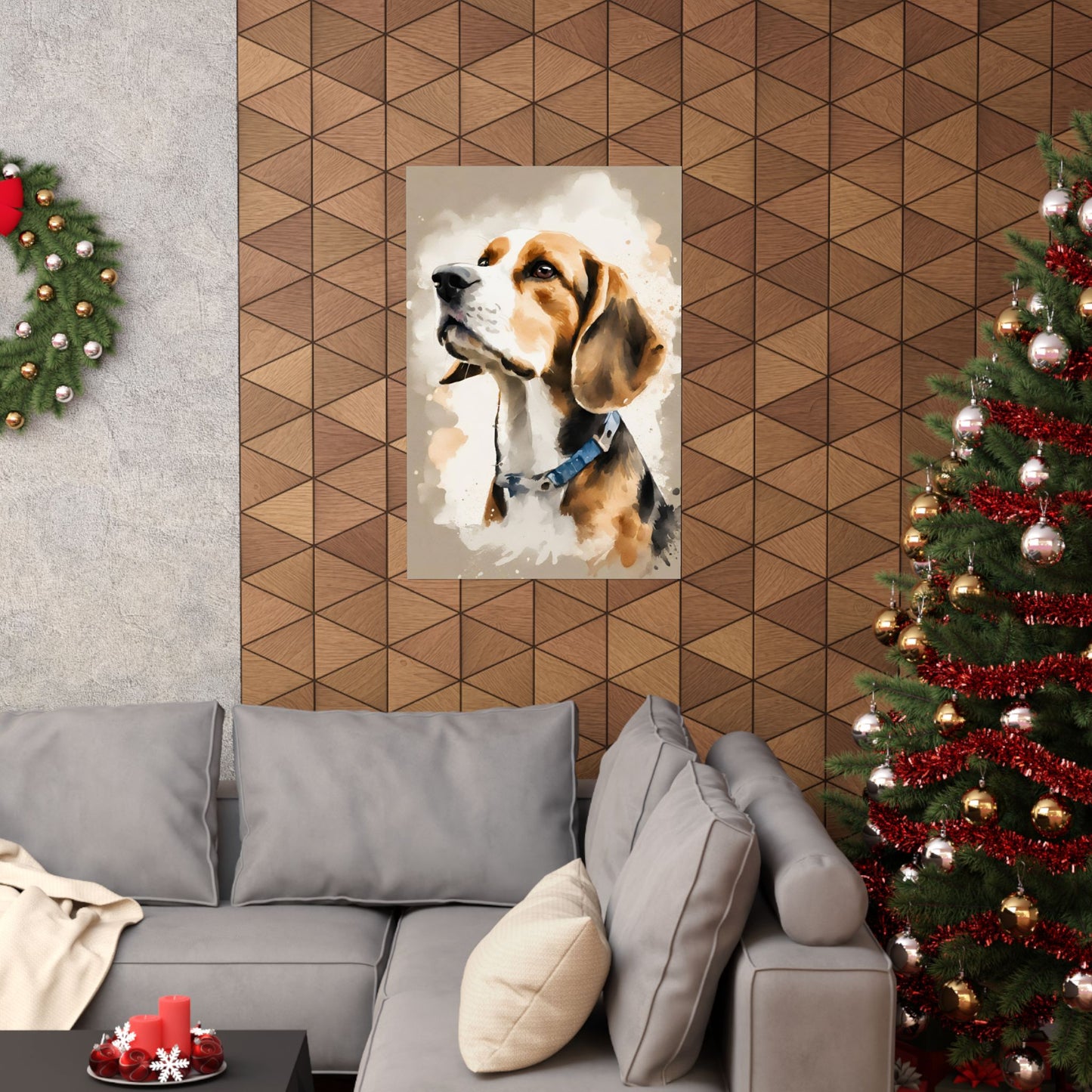 Dogs Beagle 03 Matte Vertical Poster