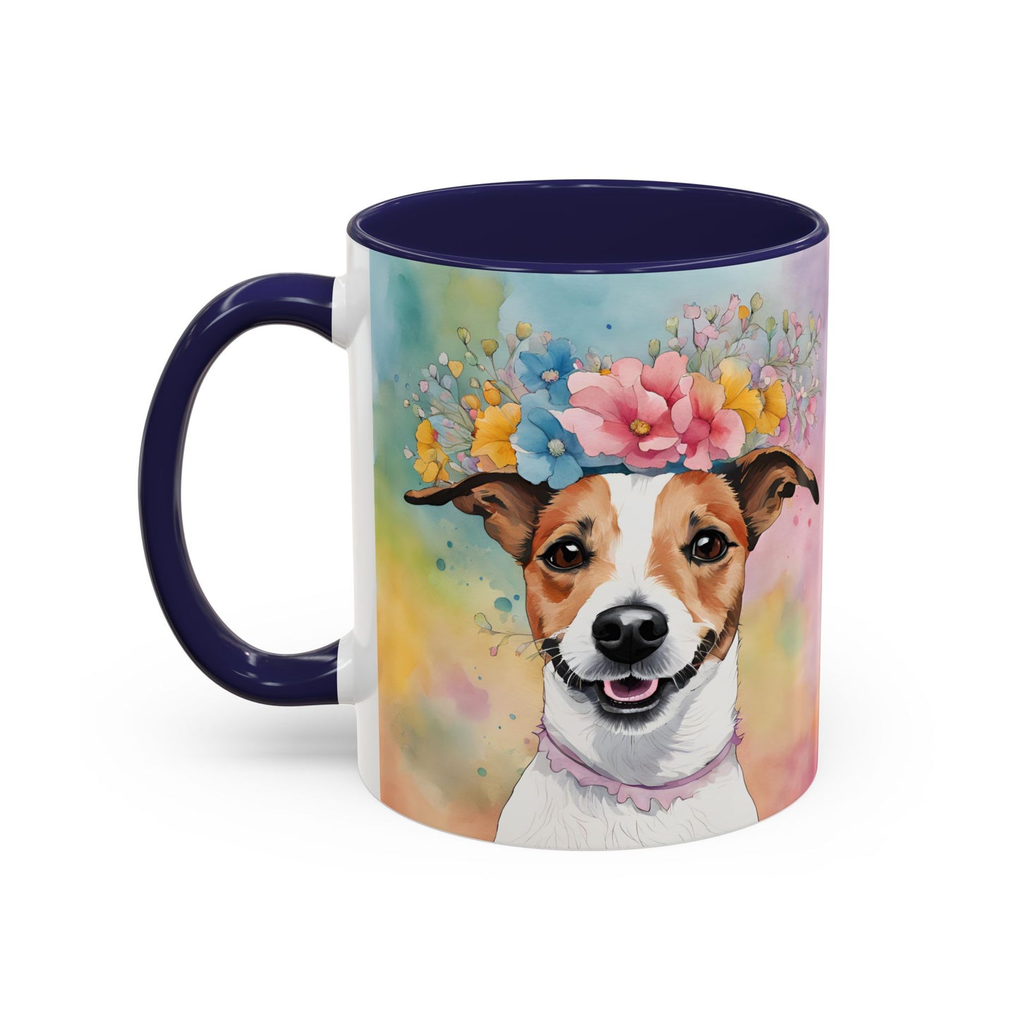 Jack Russell 03 Accent Coffee Mug - Dog Lover Gift