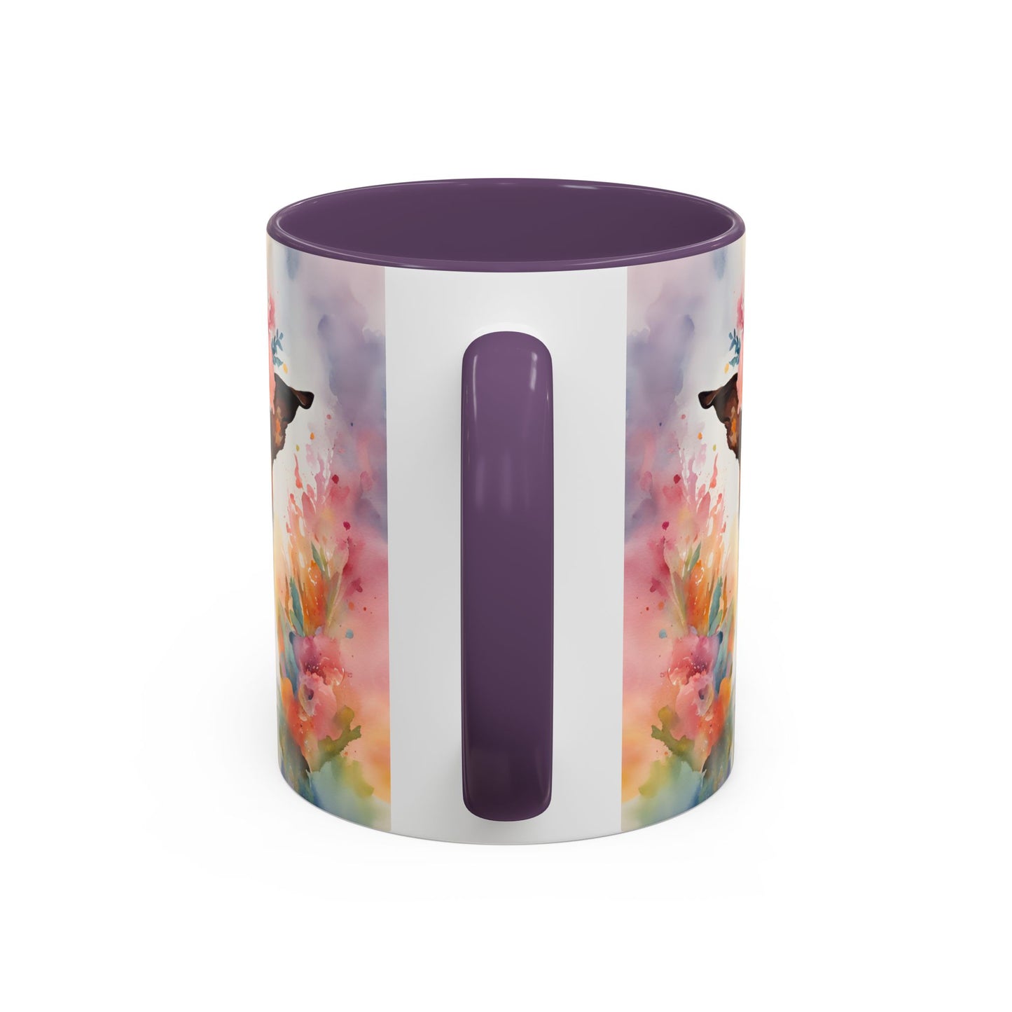 Jack Russell 02 Accent Coffee Mug - Dog Lover Gift