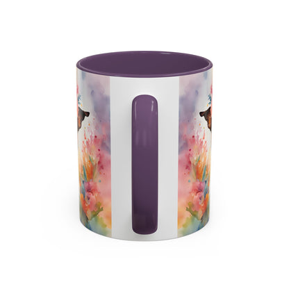 Jack Russell 02 Accent Coffee Mug - Dog Lover Gift