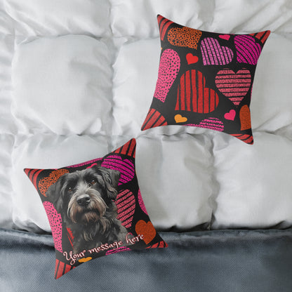 Personalized Valentine Eddy 2 Poly Cushion/Pillow 5 sizes