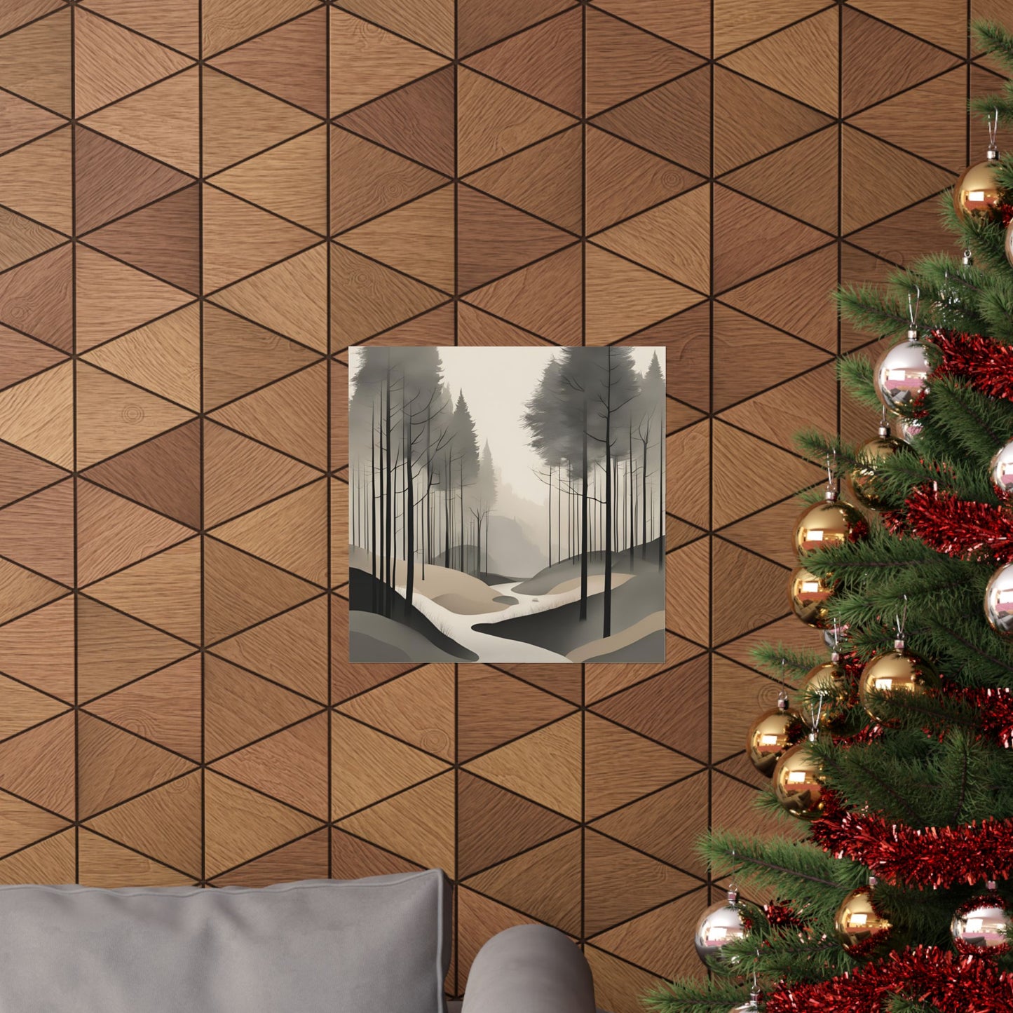 Lonely Forest 6 Matte Square Posters