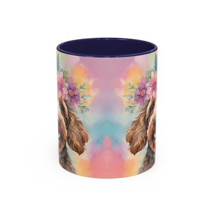 Cockapoo 01 Accent Coffee Mug - Dog Lover Gift
