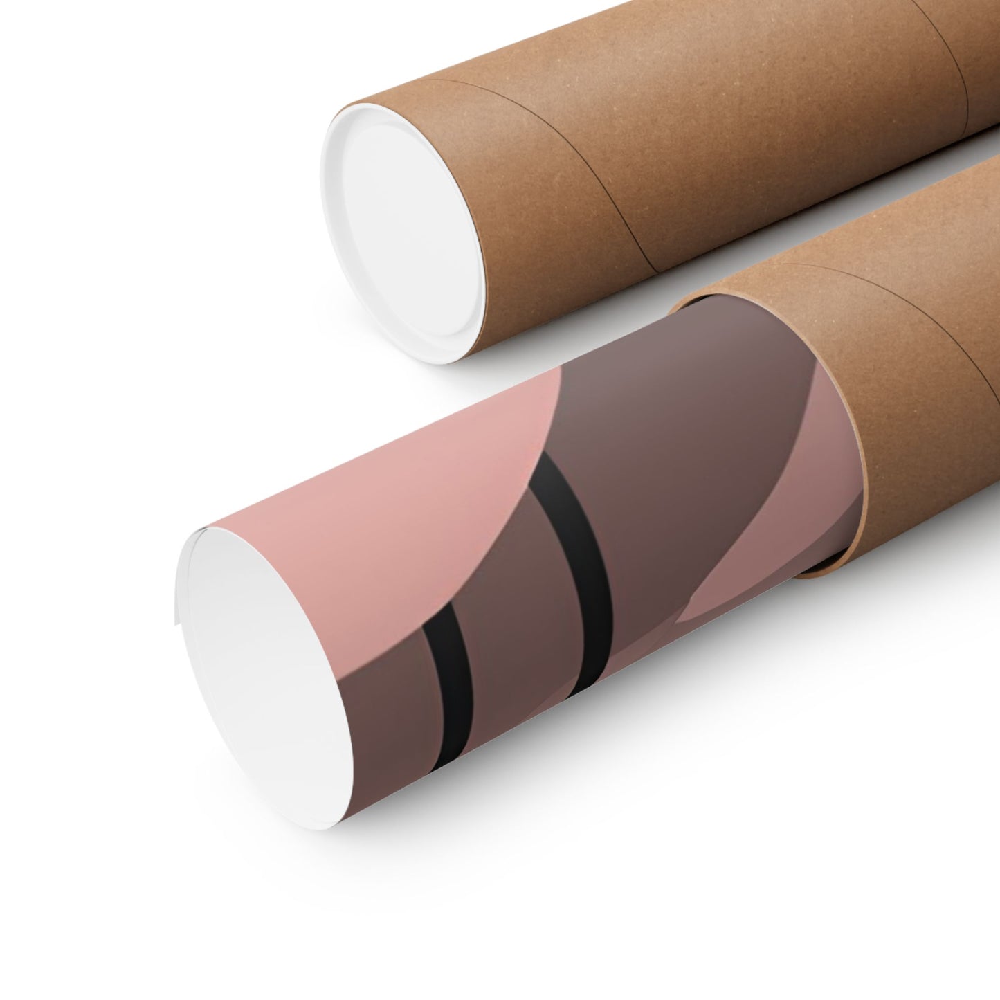 Lonely Forest Pink 3 Matte Square Posters