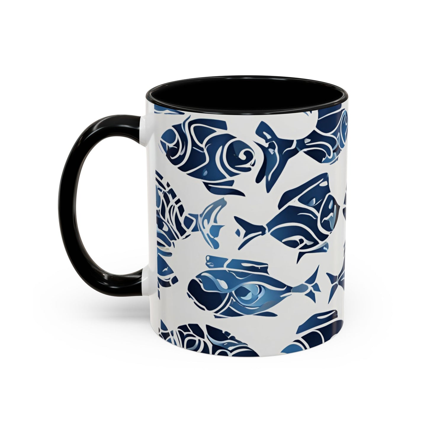 Fish 08 Accent Coffee Mug (11oz)
