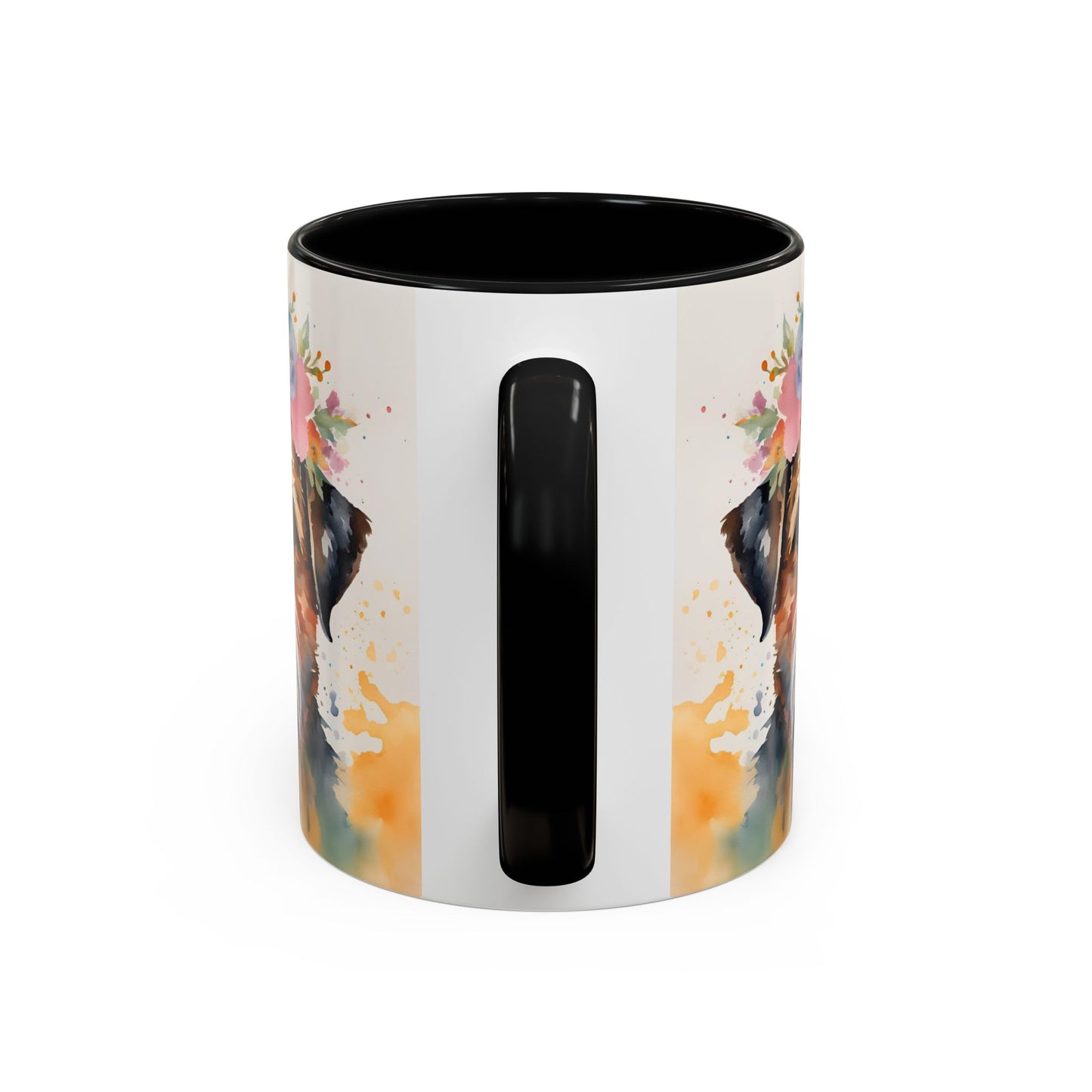 Border Terrier 03 Accent Coffee Mug - Dog Lover Gift