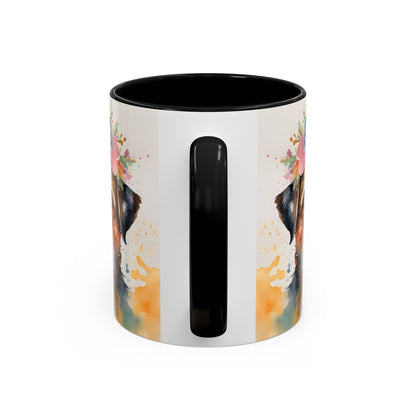 Border Terrier 03 Accent Coffee Mug - Dog Lover Gift