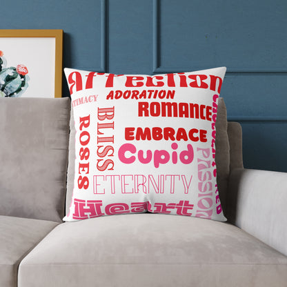 Bliss Words Poly Pillow