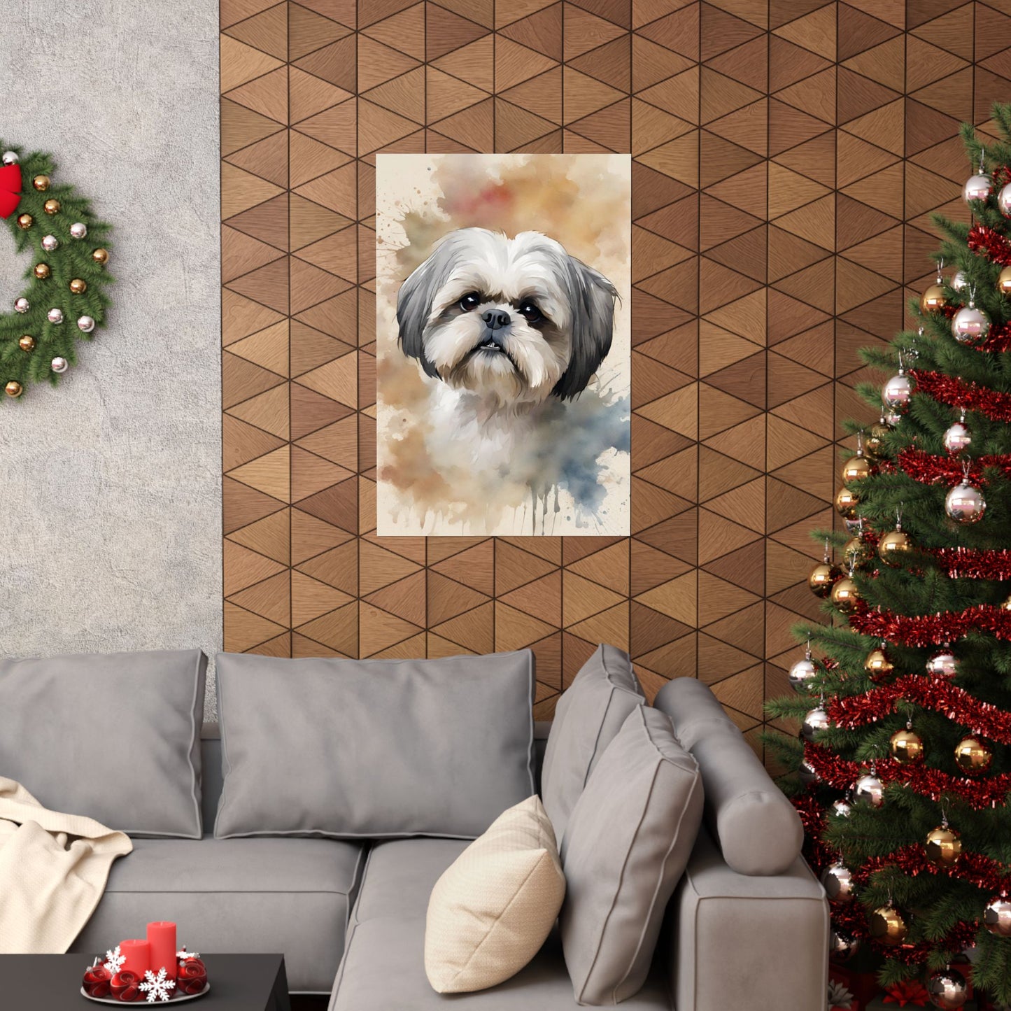 Dogs Shih Tzu 04 Matte Vertical Poster