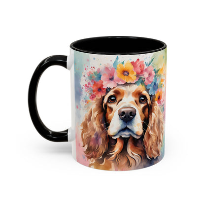 Cocker Spaniel 03 Accent Coffee Mug - Dog Lover Gift